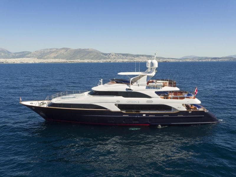 Option B Motor yacht charter in Greece, Mediterranean