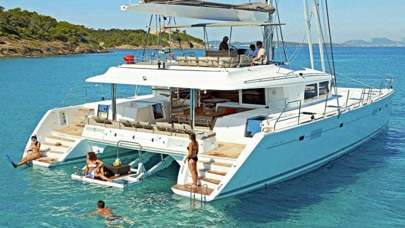 Moya yacht. Moya catamaran charter. Moya yacht charter price