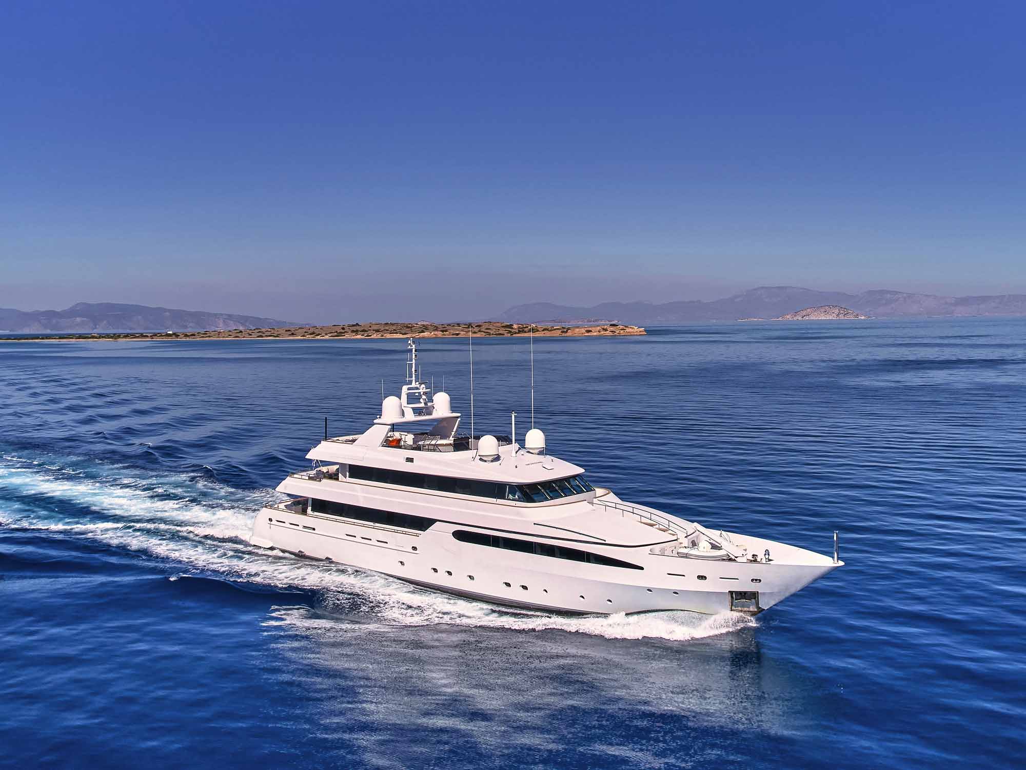 Artemisea yacht. Luxury mega yacht charter Greece with crew. Artemisea prices.